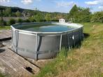 Bestway  piscine Power Steel Ovale 549x274x122 cm, Ophalen, Gebruikt, Ovaal