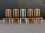 5 stoelen, Vijf, Zes of meer stoelen, Gebruikt, Hout, Ophalen