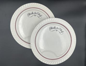 Villeroy & Boch Steakborden – Set van 2 ("Steak du Chef") beschikbaar voor biedingen
