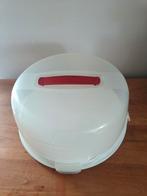 Bewaardoos voor taart of cupcakes, Ophalen of Verzenden, Zo goed als nieuw, Wit, Bus of Trommel