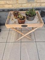 Butler tray, Ophalen of Verzenden, Gebruikt, Rechthoekig, Hout