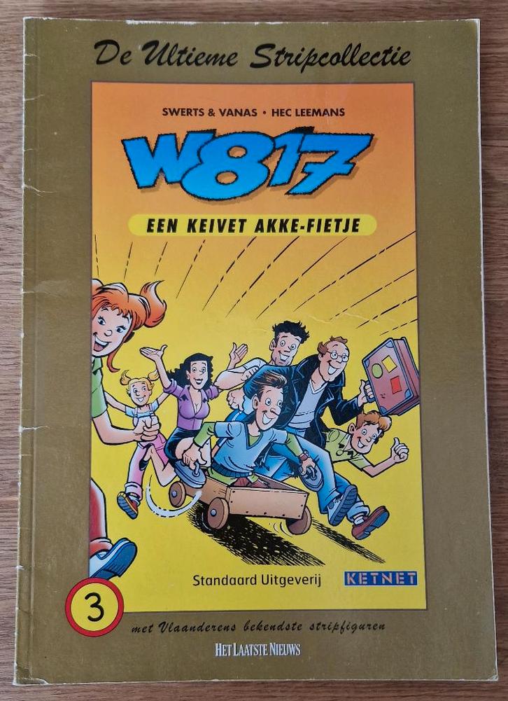W817 - Een keivet akke-fietje -3(2004) Strip, Boeken, Stripverhalen, Gelezen, Eén stripboek