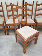 Prachtige Landelijke eiken stoelen. Het kan geleverd worden., Ophalen, Gebruikt, Hout, Vijf, Zes of meer stoelen