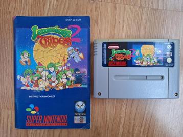 Lemmings 2 met handleiding voor de Super Nintendo (SNES) beschikbaar voor biedingen