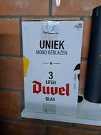 Duvel 3L glas 2x, Verzamelen, Ophalen, Zo goed als nieuw