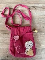 Petit sac rose luckycat chat brodé dimension voir photo, Zo goed als nieuw, Luckycat