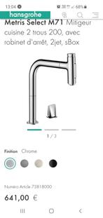 Hansgrohe, Doe-het-zelf en Bouw, Sanitair, Ophalen, Nieuw, Kraan