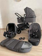 Joolz Geo 2 awesome anthracite 3-in-1 kinderwagen Set, Kinderen en Baby's, Buggy's, Ophalen, Voetenzak, Babygeluk, Zo goed als nieuw