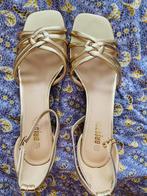 Goud Sandalen/Hakken feest schoenen, Kleding | Dames, Ophalen, Overige kleuren, Nieuw, Sandalen of Muiltjes