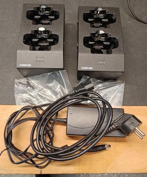 2 x Shure SBC-200 + voeding, Musique & Instruments, Microphones, Comme neuf, Autres types, Enlèvement ou Envoi