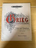 Grieg — Gebet und Tempeltanz Op.50 (Olav Trygvason), Musique & Instruments, Partitions, Enlèvement ou Envoi, Artiste ou Compositeur