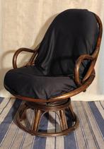Retro.vintage rotan draaistoel, Ophalen