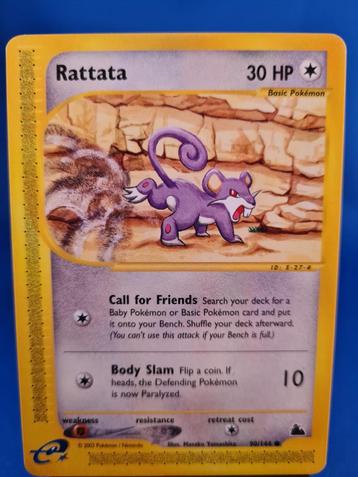 Rattata 90/144 - Skyridge beschikbaar voor biedingen