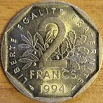 FRANKRIJK 2 frank 1994 F.272/21 Dolfijn KM#942.1 EF, Frankrijk, Ophalen of Verzenden, Losse munt
