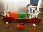Houten containerboot New Classic Toys, Ophalen, Zo goed als nieuw, Overige typen