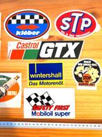 Castrol, STP, Good Year, Mobiloil, Kléber stickers jaren 70, Verzenden, Zo goed als nieuw, Auto of Motor