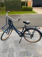 Donkerblauwe oma/damesfiets , merk Spirit, Fietsen en Brommers, Ophalen, Spirit, Handrem, 53 tot 56 cm