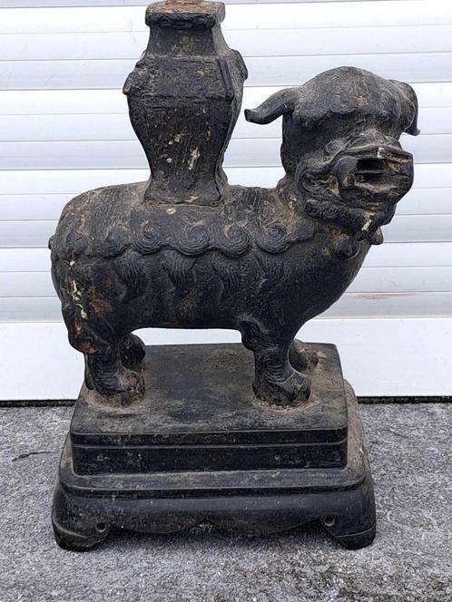 chien fo en bronze ming, Antiek en Kunst, Antiek | Brons en Koper, Brons, Ophalen of Verzenden