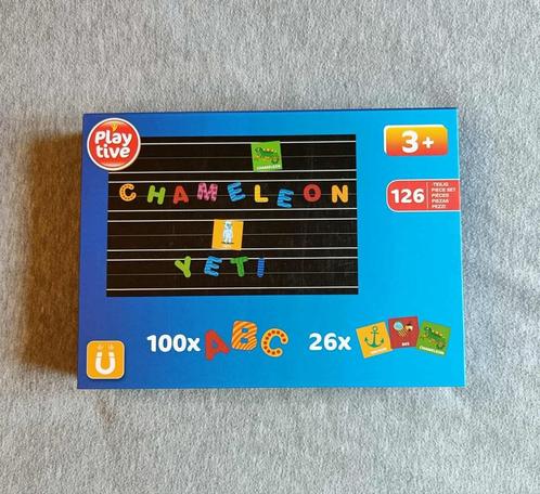 Magnetische Letterdoos - Alfabet - Playtive - Educatief - €7, Kinderen en Baby's, Speelgoed | Educatief en Creatief, Zo goed als nieuw