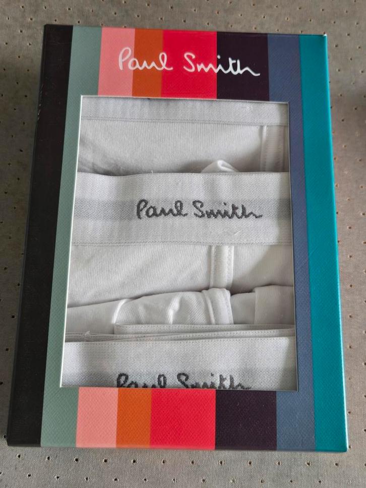 Nieuw ondergoed in verpakking 3 stuks van Paul Smith prijs, Kleding | Heren, Ondergoed, Boxer, Wit, Ophalen of Verzenden