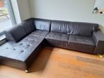 hoekzetel, Huis en Inrichting, Ophalen, Gebruikt, Leer, Lederen hoekzetel