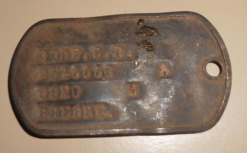 United States Marines Corps USMC Dog tag Vietnam periode Gro, Verzamelen, Militaria | Algemeen, Marine, Overige typen, Ophalen of Verzenden