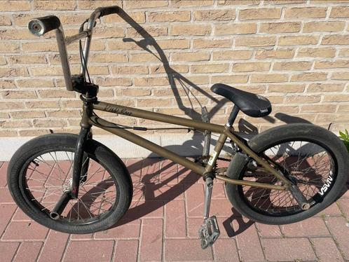 Kink BMX olijf groen, Fietsen en Brommers, Fietsen | Crossfietsen en BMX, Gebruikt, 16 tot 20 inch, Aluminium, Stuur 360° draaibaar