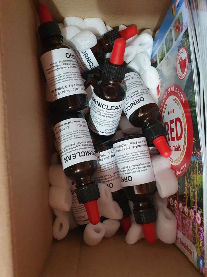 Orniclean 30ml, Maakt De Luchtwegen Vrij, Red Animals, Dieren en Toebehoren, Vogels | Toebehoren, Ophalen