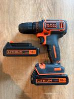 Black & Decker 18V schroevendraaierboormachine, Doe-het-zelf en Bouw, Ophalen, Gebruikt