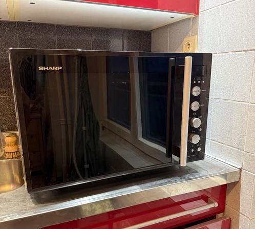 Sharp R-931 BKW Microgolfoven / Combinatiemagnetron, Elektronische apparatuur, Microgolfovens, Zo goed als nieuw, Vrijstaand, Combi-microgolfoven
