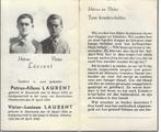 broers PA en VL Laurent Mauthausen/Giesen april 1945, Ophalen of Verzenden