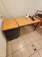 Bureau met bijhorende ladenblok, Comme neuf, Enlèvement, Bureau