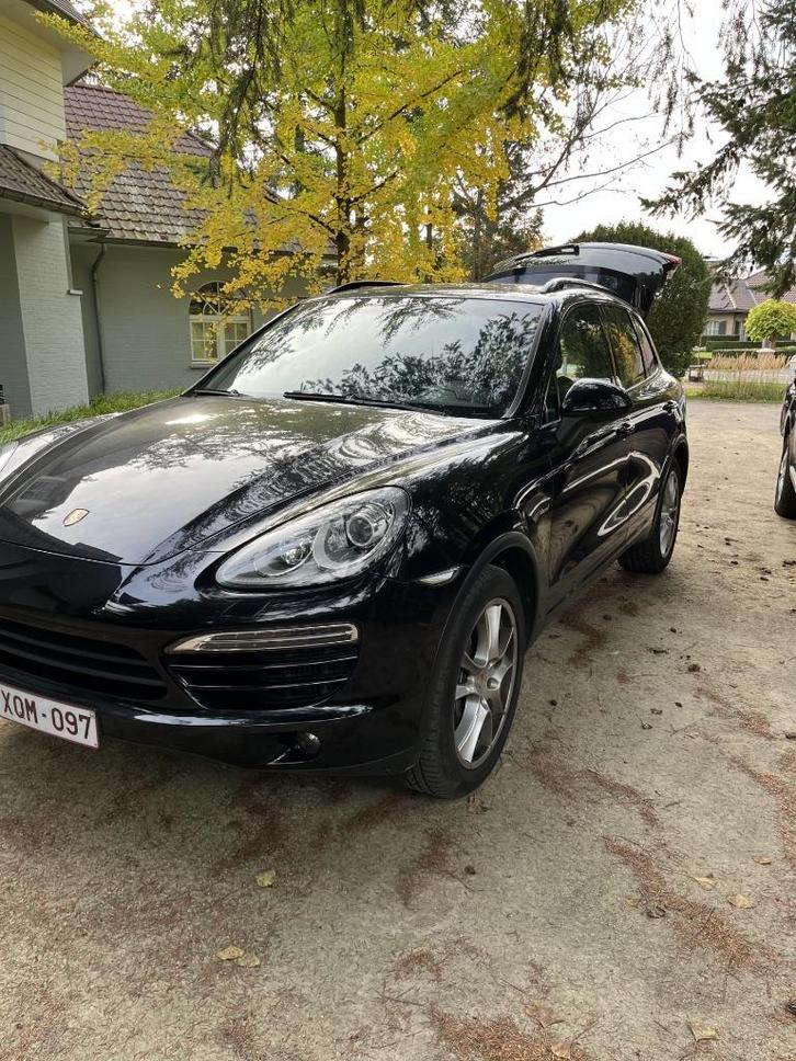 Porsche Cayenne lichte vracht, Auto's, Porsche, Particulier, Cayenne, Diesel, 5 deurs, Automaat, Zwart, Zwart, Leder, Ophalen