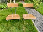 2 retro stoelen., Tuin en Terras, Gebruikt, Aluminium, Stoel, Tuinset
