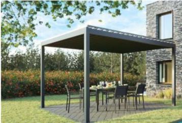 terrasoverkapping met lamellendak, Tuin en Terras, Ophalen, Nieuw