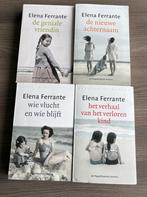 Elena Ferrante De Geniale vriendin - 4 delen, Boeken, Ophalen of Verzenden, Gelezen, Elena Ferrante
