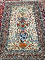 Tapis persan (iran) ISFAHAN soie & laine, Ophalen of Verzenden