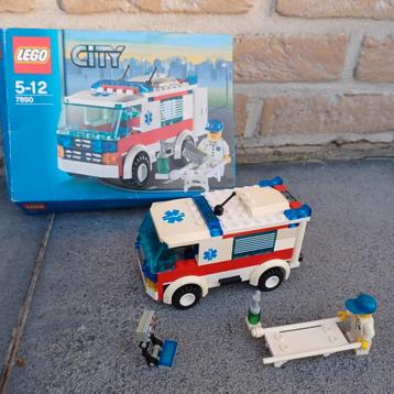 Lego City Ambulance 7890, Enlèvement, Utilisé, Lego