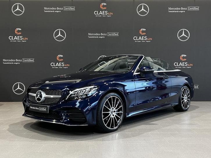 Mercedes-Benz C-klasse 200 Cabrio AMG Line DOS 8103, Auto's, Mercedes-Benz, Bedrijf, Te koop, C-Klasse, Achteruitrijcamera, Android Auto