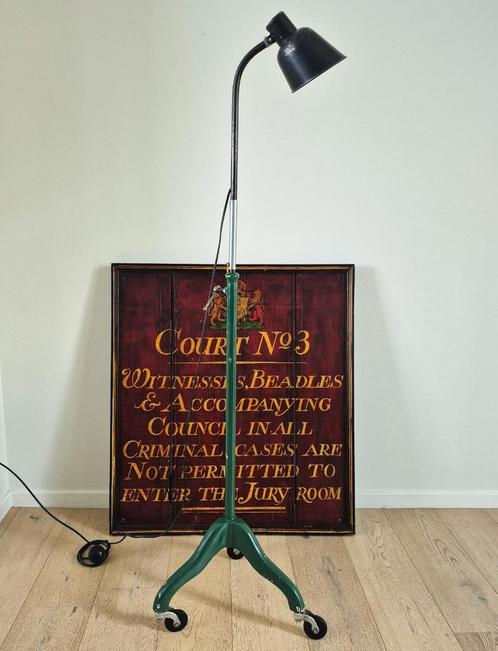Verrolbare werkplaats lamp, Antiek en Kunst, Antiek | Verlichting, Ophalen