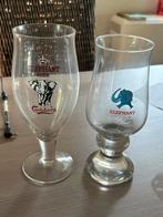 2 glazen elephant bier carlsberg, Verzamelen, Ophalen of Verzenden, Zo goed als nieuw