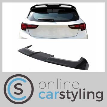Achterklep spoiler Opel Astra K Hatchback Glossy Black beschikbaar voor biedingen