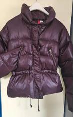 gewatteerde damesjas - getailleerd, H&M, Bruin, Ophalen of Verzenden, Zo goed als nieuw