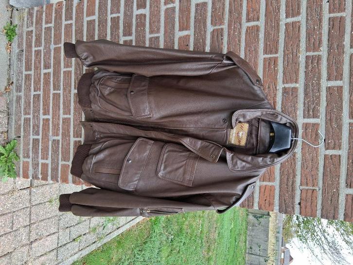 Heren leer jas Hillsborough Mt XL, Motoren, Kleding | Motorkleding, Jas | leer, Heren, Tweedehands, Ophalen of Verzenden