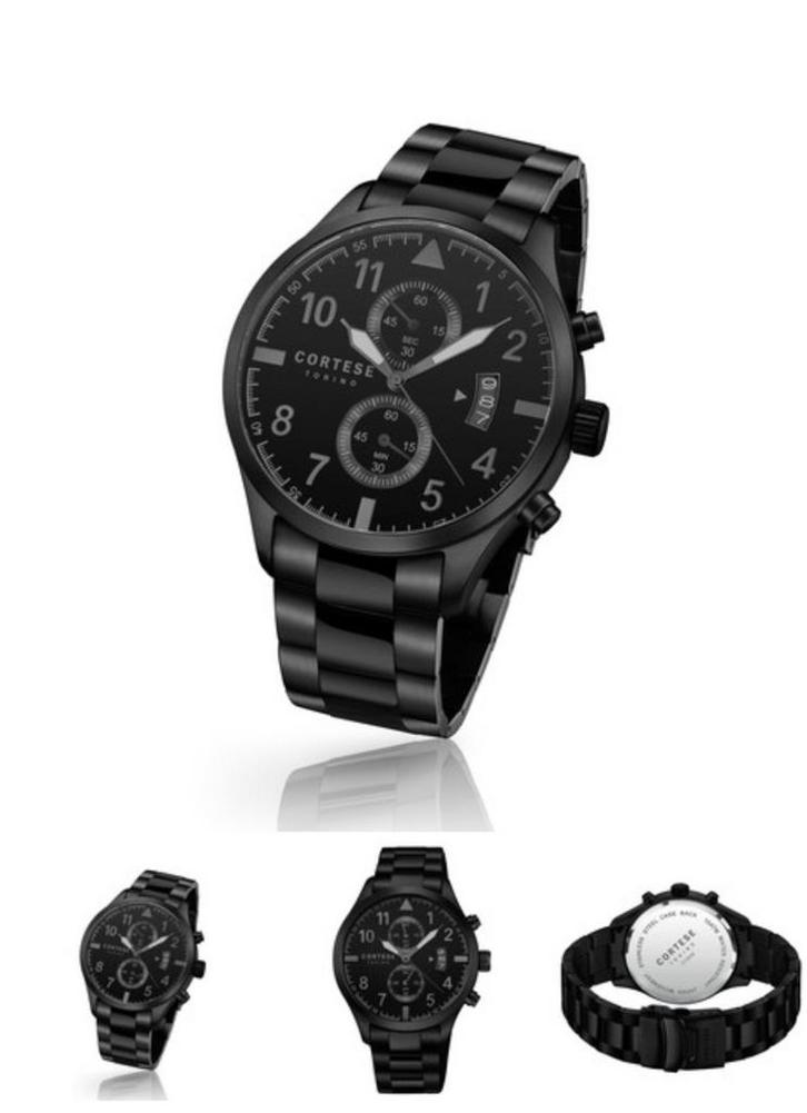 Cortese Torino, Handtassen en Accessoires, Horloges | Dames, Zo goed als nieuw, Seiko, Staal, Staal, Ophalen