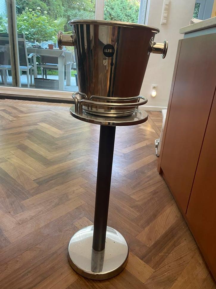 Alessi wijnkoeler met wijnstaander, Huis en Inrichting, Woonaccessoires | Wijnrekken, Zo goed als nieuw, Ophalen