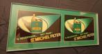 Vintage sigaretten reclame St-Michel - kader - OPRUIMING!, Verzamelen, Merken en Reclamevoorwerpen, Verzenden, Gebruikt, Reclamebord