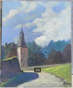 huile sur panneau signe monique massin, Antiquités & Art, Art | Peinture | Classique, Enlèvement ou Envoi