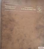 Reparatiehandboek Triumph Dolomite 545615, Enlèvement ou Envoi