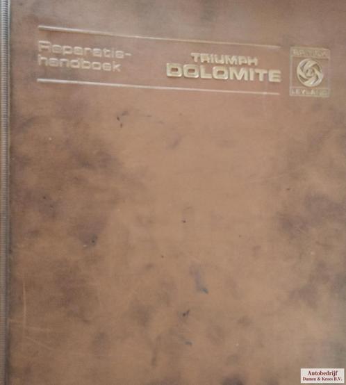 Reparatiehandboek Triumph Dolomite 545615, Autos : Divers, Modes d'emploi & Notices d'utilisation, Enlèvement ou Envoi